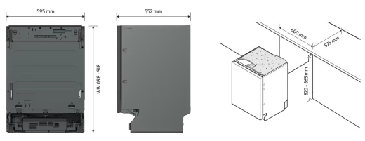Посудомоечная машина SAMSUNG DW60BG830I00ET - 7