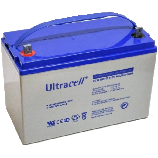 Акумулятор для ДБЖ Ultracell UCG100-12 GEL 12V 100 Ah - 1