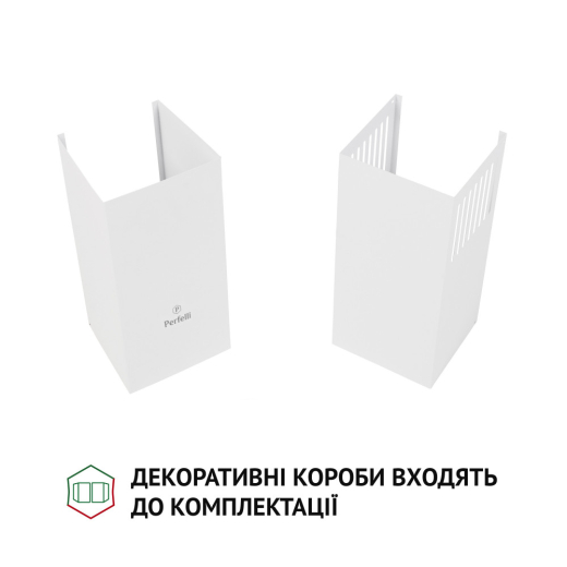 Вытяжка декоративная наклонная Perfelli PIANO BIANCA - 10