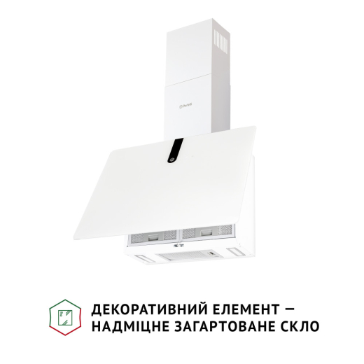 Вытяжка декоративная наклонная Perfelli PIANO BIANCA - 5