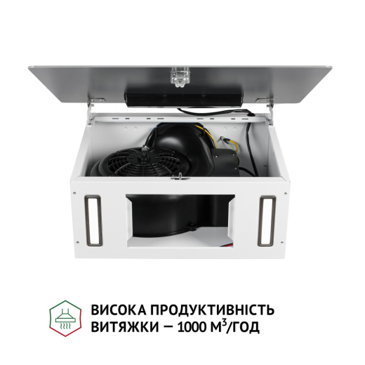 Вытяжка декоративная наклонная Perfelli PIANO BIANCA - 8