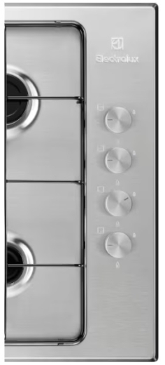 Варильна поверхня газова Electrolux KGS6404SX - 11