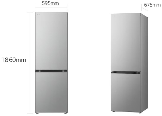 Холодильник із морозильною камерою LG GBV3100CPY - 6