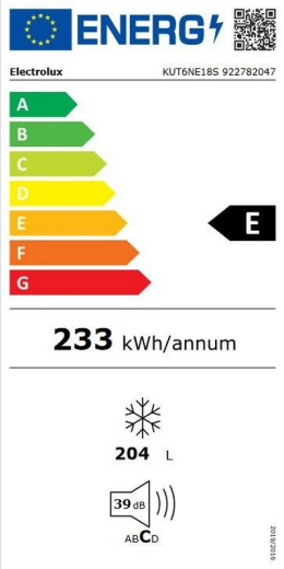 Вбудована морозильна камера Electrolux KUT6NE18S - 4