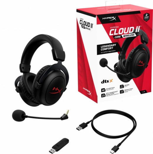Bluetooth-гарнитура HyperX Cloud II Core Wireless Black (6Y2G8AA) - 7