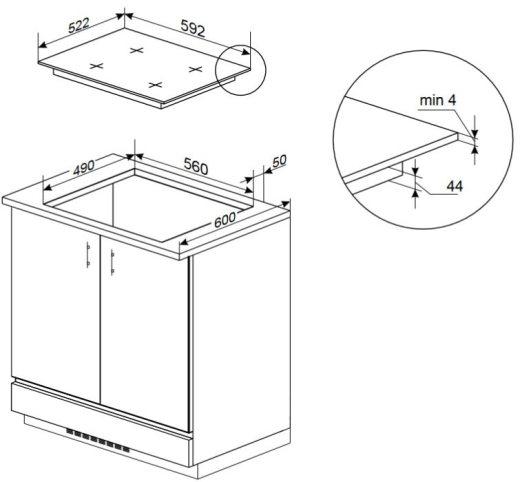 Варильна поверхня електрична Amica PI6541PHTSUN HC 3.0 STUDIO - 5
