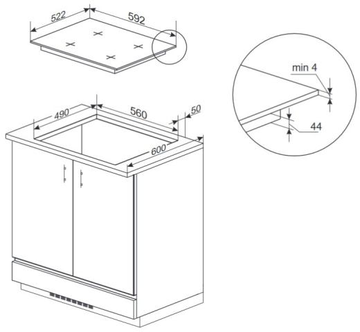 Варильна поверхня електрична Amica PI6542PHTSUN HC 3.0 STUDIO - 5