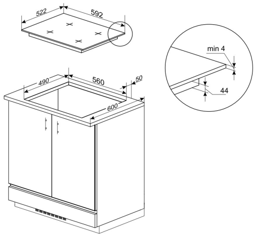 Варильна поверхня електрична Amica PI6542PHTSUN 3.0 STUDIO - 5
