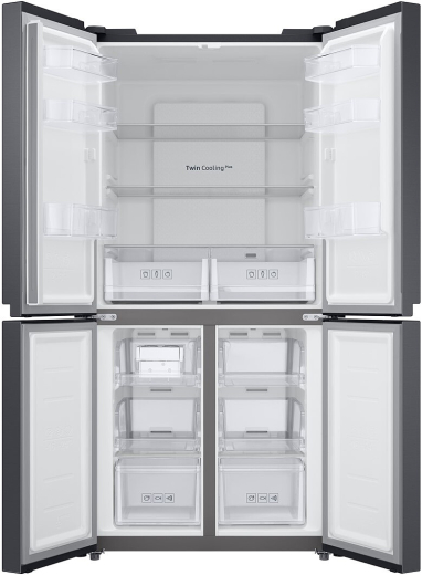 Холодильник з морозильною камерою Samsung RF48A400EB4 - 4
