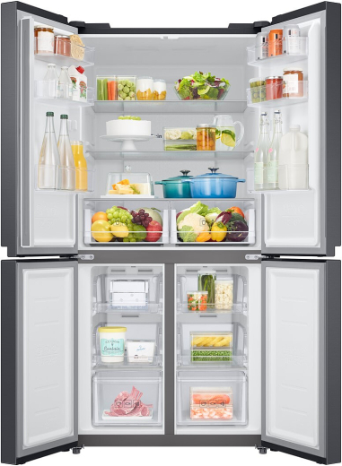Холодильник з морозильною камерою Samsung RF48A400EB4 - 7