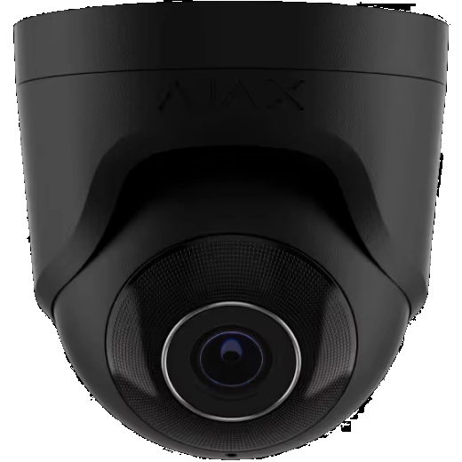 IP-камера видеонаблюдения Ajax TurretCam (8EU) ASP black 5МП (2.8мм) - 1