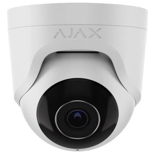 IP-камера видеонаблюдения Ajax TurretCam (8EU) ASP white 5МП (2.8мм) - 1