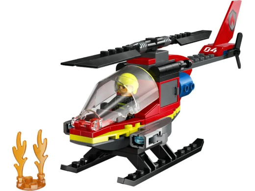 LEGO Конструктор City Пожежний рятувальний гелікоптер - 8