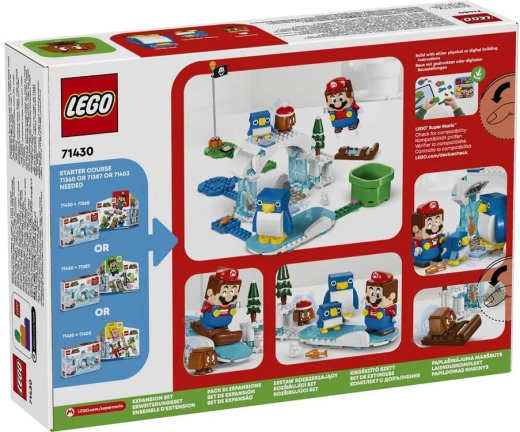 LEGO Конструктор Super Mario Снігова пригода родини penguin. Додатковий набір - 12