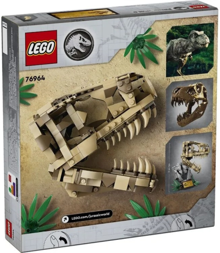 LEGO Конструктор Jurassic World Скам`янілості динозаврів: череп тиранозавра - 1