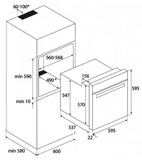 Духовка електрична Teka HLB 840 Black (41560075) - 2