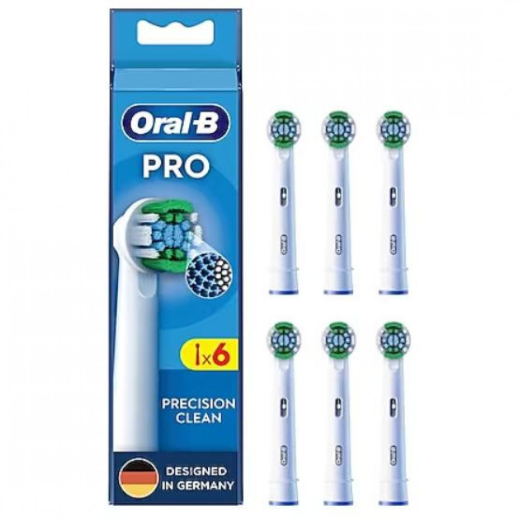 Насадка для електричної зубної щітки Braun Oral-B Precision Clean EB20RX CleanMaximiser (6) - 1