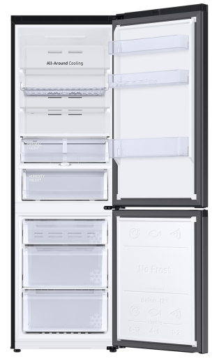 Холодильник с морозильною камерою Samsung RB34C675EBN - 3