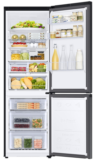 Холодильник с морозильною камерою Samsung RB34C675EBN - 4