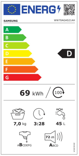 Пральна машина Samsung WW70AGAS21AH - 6