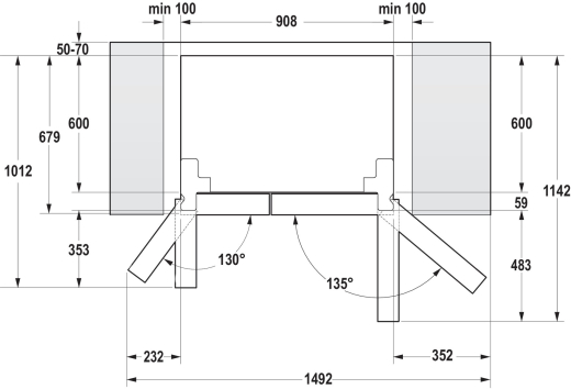 Холодильник Gorenje NRS9EVX - 10