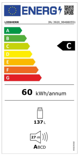 Встраиваемый холодильник Liebherr IRc 3920 Plus - 4