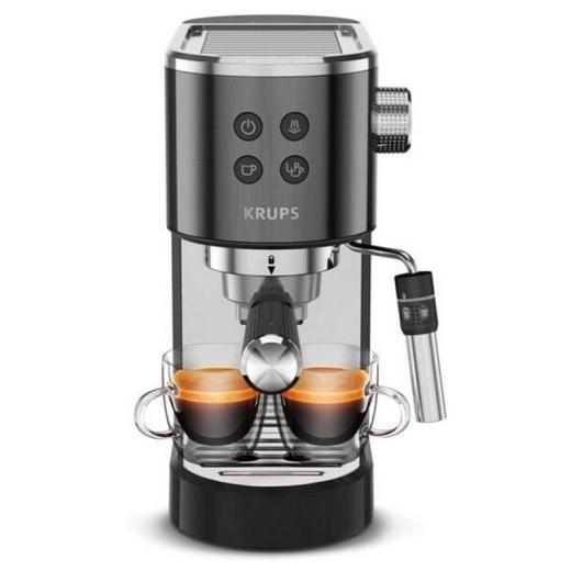Ріжкова кавоварка еспресо Krups Virtuoso+ Pump XP444G10 - 2