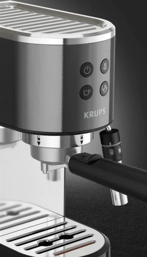Ріжкова кавоварка еспресо Krups Virtuoso+ Pump XP444G10 - 5