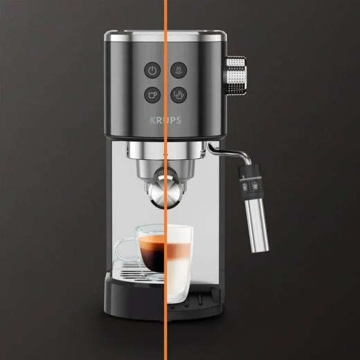 Ріжкова кавоварка еспресо Krups Virtuoso+ Pump XP444G10 - 8
