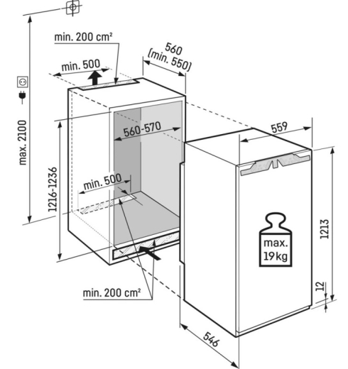 Встраиваемый холодильник Liebherr IRc 4120 Plus - 4