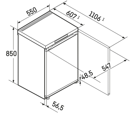Морозильна камера Liebherr Fe 1414 Pure - 2