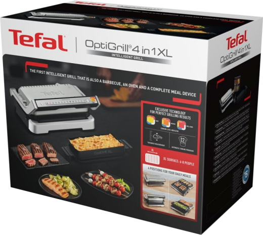 Гриль Tefal OptiGrill 4in1 XL GC784D30 - 5