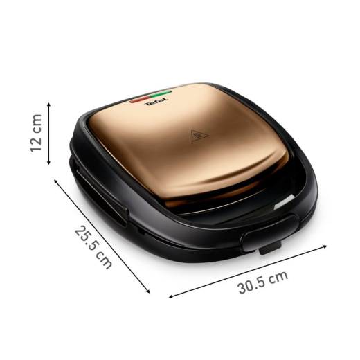 Мультимейкер (Бутербродница-Вафельница) Tefal Snack Time Coppertinto SW341G10 - 4