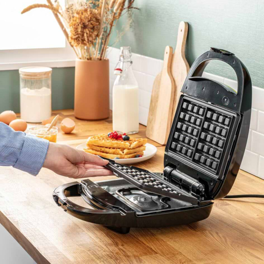 Мультимейкер (Бутербродница-Вафельница) Tefal Snack Time Coppertinto SW341G10 - 6