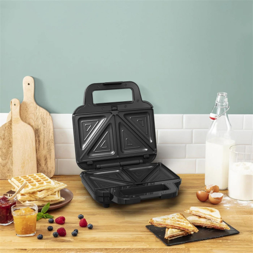 Мультимейкер (бутербродниця-вафельниця-гриль) Tefal Ultracompact 3in1 SW383D10 - 7