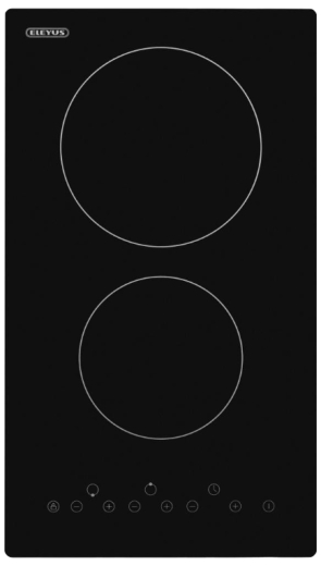 Электрическая варочная поверхность ELEYUS H1EBHG SE 30 BL V - 1