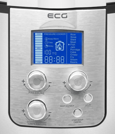 Мультиварка-скороварка ECG MHT 1661 Pressione Nuovo - 3