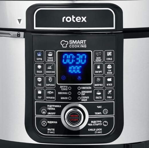 Мультиварка-скороварка Rotex REPC78-B Universal - 3