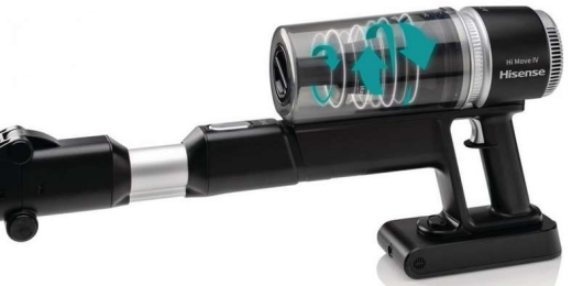 Вертикальний + ручний пилосос (2в1) Hisense Hi-Move IV HVC6134BK - 4