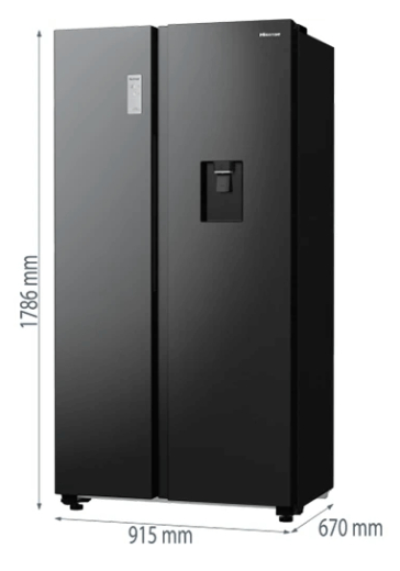 Холодильник с морозильной камерой  HISENSE RS711N4WFE - 4