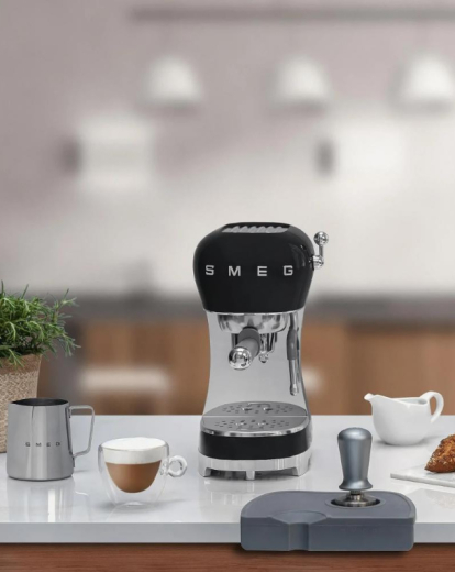 Ріжкова кавоварка еспресо SMEG ECF02BLEU - 6