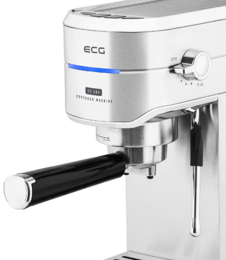 Рожковая кофеварка эспрессо ECG ESP 20501 Iron - 6