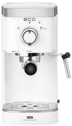 Ріжкова кавоварка еспресо ECG ESP 20301 White - 3