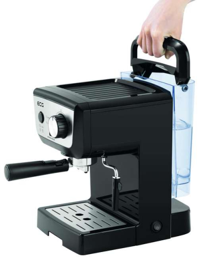 Рожковая кофеварка эспрессо ECG ESP 20101 Black - 5