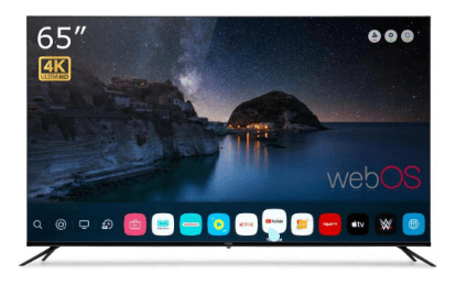 Телевізор Vinga S65UHD25BWEB - 1