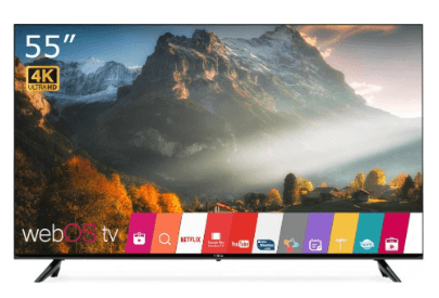 Телевізор Vinga S55UHD25BWEB - 1