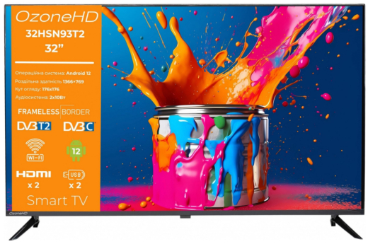 Телевізор OzoneHD 32HSN93T2 - 1