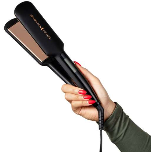 Выпрямитель волос Remington S9150B PROluxe Midnight Wide Plate Straightener - 2