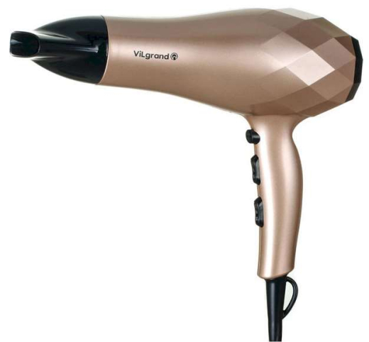 Фен ViLgrand VHD-2424TI Gold - 2