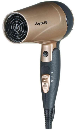 Фен дорожній ViLgrand VHD-1809FH gold - 3
